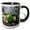 Black/White, variant on 3drose, Norway. Glacier Buttercup Flora on the Tundra - Eu21 Fno0167 - Fredrik Norrsell, 11oz Mug