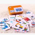 thumbnail image 5 of Games; Activities; Parties;Toy;Pair Puzzle Infant Early Start Training Puzzle Cognitive Card Vehicl/Fruit/Animal/Life Set, 5 of 5