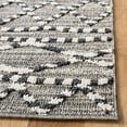 thumbnail image 3 of SAFAVIEH Global Geraldine Geometric Indoor/Outdoor Runner Rug, Grey/Ivory, 2'2" x 8', 3 of 5