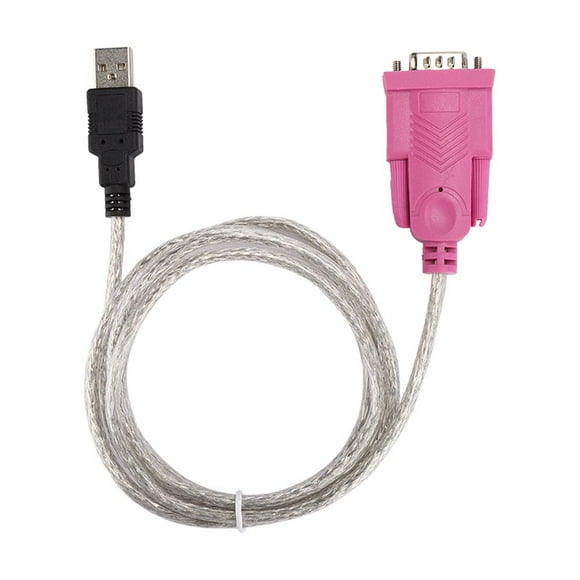 Serial Port Cable, Male Connector Cable Convenient Durable For Barcode Scanner,