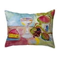 thumbnail image 1 of Betsy Drake KS104 Coussin Sans Cordon 11 x 14 Po. Vin & Fromage, 1 of 1