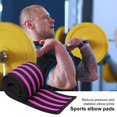 thumbnail image 3 of Elastic Fabric Elbow Supporter Sports Elbow Pad Compression Elbow Protection for Joint Stability Injury Recovery Elastic Breathable Thin Unisex, 3 of 8