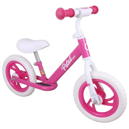 JOYSTAR 10/12 Inch Kids Balance Bike with Footrest for 1-5 Years Girls & Boys, Toddler Push Bike, (Blue, Green, Pink, Red) 12
