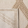 thumbnail image 6 of SAFAVIEH Global Michael Diamond Indoor/Outdoor Area Rug, Beige/Brown, 6'7" x 6'7" Square, 6 of 10