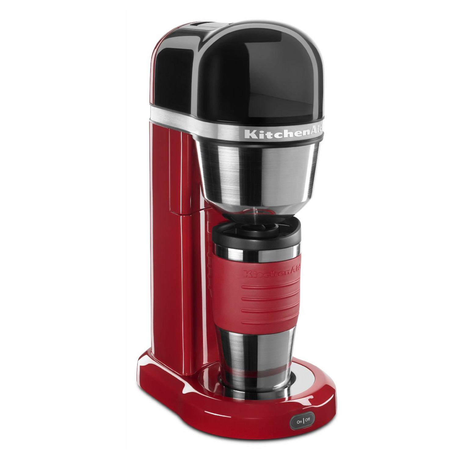 KitchenAid KCM0402ER Empire Red Personal Coffee Maker