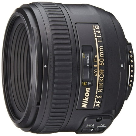 Nikon AF-S FX NIKKOR 50mm f/1.4G Lens with Auto Focus for Nikon DSLR Cameras