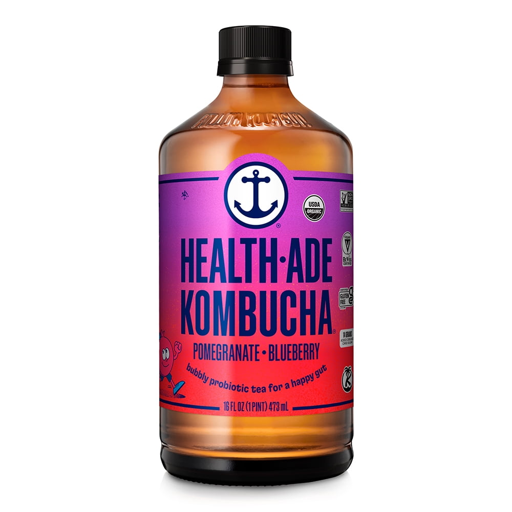 Health-Ade Probiotic Kombucha Tea, Ginger Lemon, 16 fl oz
