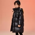 thumbnail image 2 of Mercatoo Winter Coat Boys Girls Long Heavyweight Puffer Jacket with Detachable Hood Kids Waterproo𝐟 Zip up Thick Snowsuit, 2 of 9