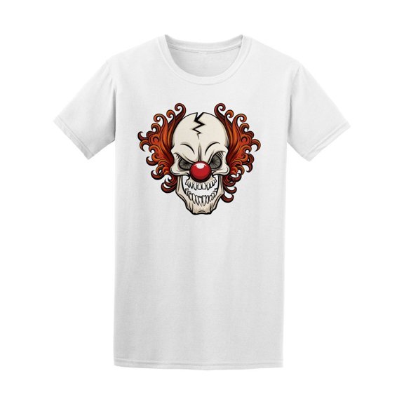 Evil Scary Clown Tee Men's -Image by Shutterstock