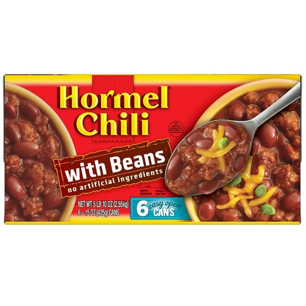 Hormel Chili with Beans, 6 pk./15 oz.
