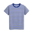 thumbnail image 4 of Kogui Baby Tees Toddler Boys Girls Shirt Short Sleeve Funny Letters Graphic Top 18 24 Months (Blue,18-24 Months), 4 of 4