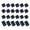 Black, variant on 30pcs Practical Jewelry Gifts Boxes Small Cardboard Box with Lid Bowknot Designs for Rings Necklaces Earrings Pendants