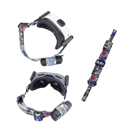 Flysimple Adjustable Headband for Insta360 ANTIGRAVITY A1 Vision , Comfortable Head Strap for DJI Avata / FPV Drone Goggles 2 / Goggles V2 Flight Glasses , Aerial Drone Accessories