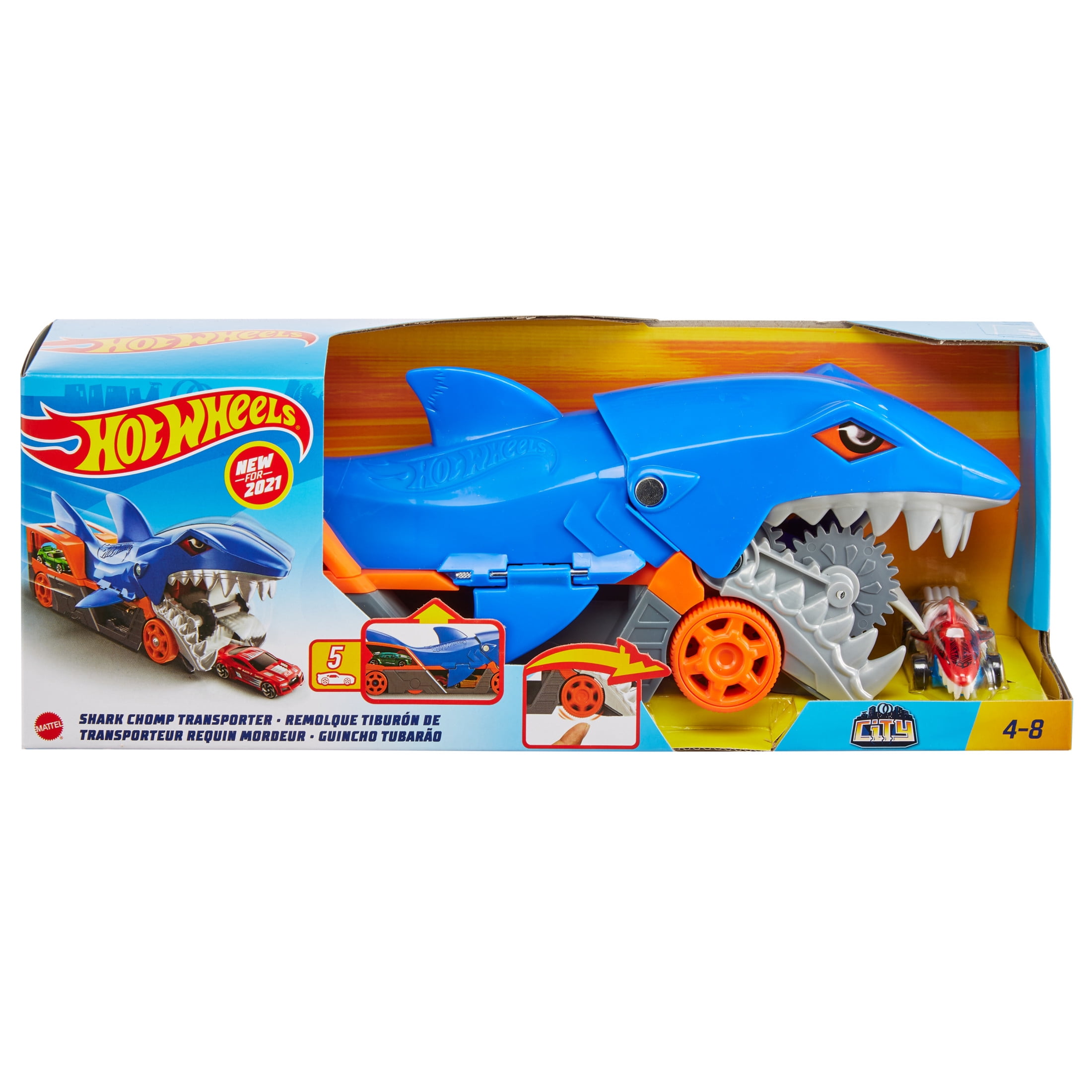 Carro tiburon de hot wheels on sale