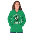 thumbnail image 4 of Popeye Kiss Me Im Irish St Paddys Day Zip Up Hoodie Men's Women's Brisco Brands S, 4 of 6