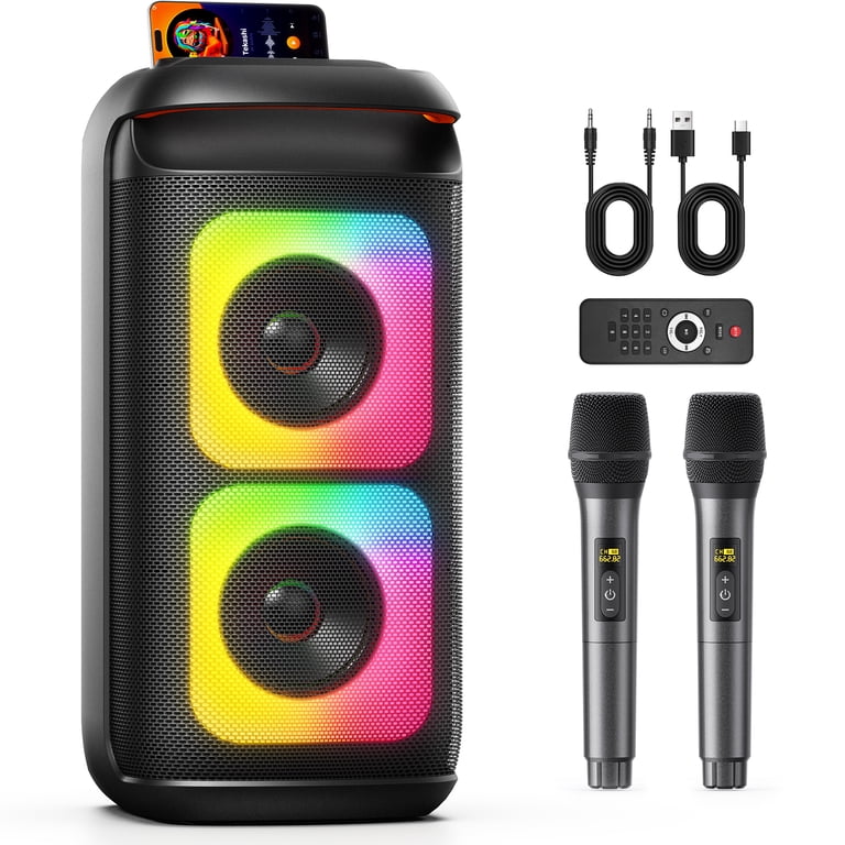 JYX T37 Bluetooth Party Speaker with 2 Microphones photo 3