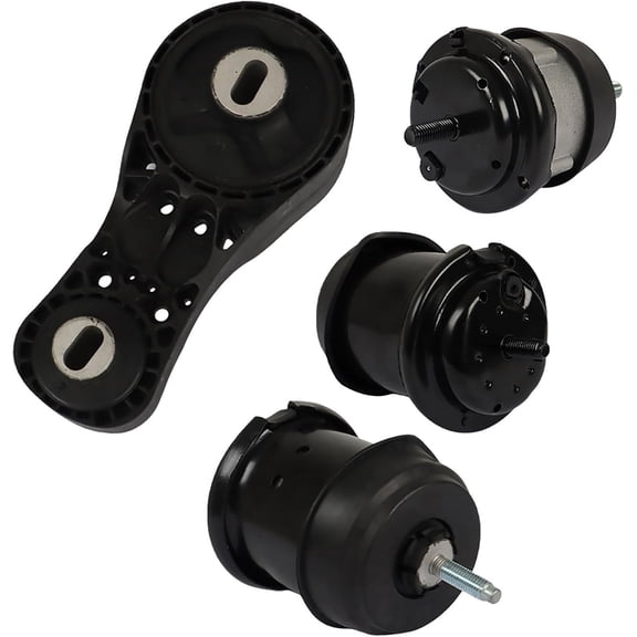 SHZAITOR 4Pcs Motor Mount Kit Replacement for GMC Acadia 3.6L 2009-2016 Replacement for Chevy Traverse 3.6L 2009-2017 3209 3208 3141 3191