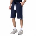 thumbnail image 2 of uikmnh Shorts Men Men's Summer Trendy Ice Silk Loose 5 Piece Beach Shorts Casual Pants Lightweight Comfortable Casual Wear Size:XL, 2 of 6