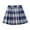 Blue, variant on JURANMO Girls Pleated Plaid Mini Skirt with Shorts High Waist A Line Cute Skirt Comfy Cotton Skorts Little Girls Casual Skort Pink 8 Years