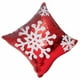 thumbnail image 2 of Rojo de lentejuelas copo de nieve Reno letra patrón sofá decoración del hogar fundas de almohada de coche funda de almohada suave funda de almohada 40x40cm Inevent JR0775-06, 2 of 2