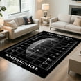 thumbnail image 2 of Football Rug for Bedroom,5'x7' Football Field Rugs with Non-Slip Backing,Sports Area Rug for Living Room and Game Room Decor, 2 of 9