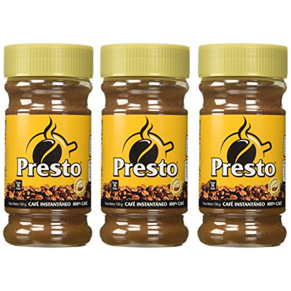 Cafe Presto Instant Coffee from Nicaragua (150 gr) 4 Pack Walmart