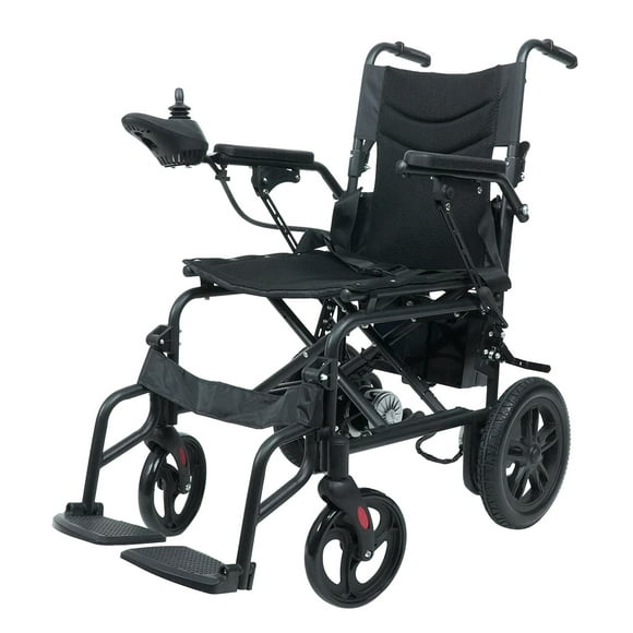 Silla de Ruedas Eléctrica Compacta | Plegable, Todo Terreno, Estructura de Acero, Soporta hasta 100 Kg