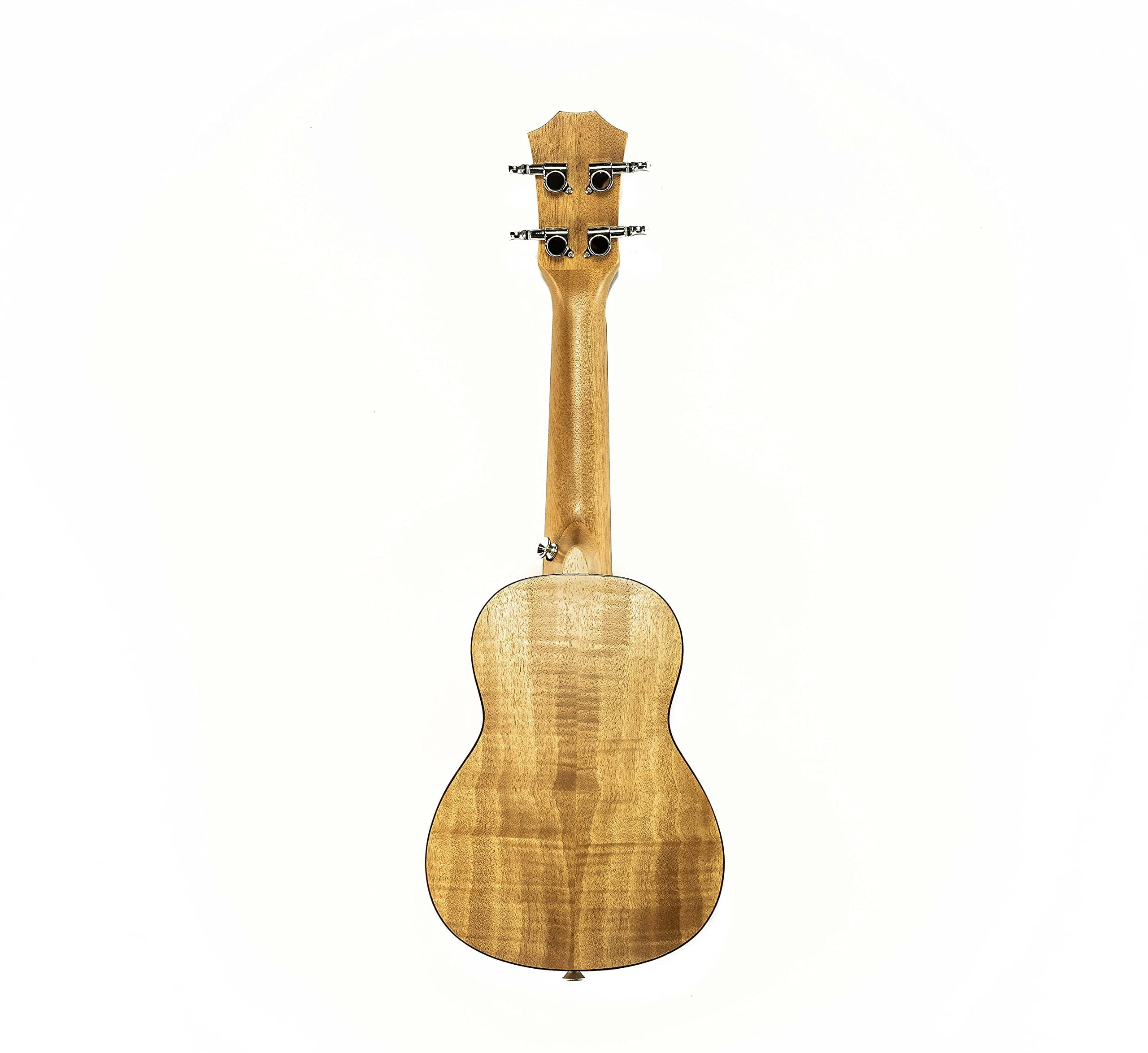 Barcelona Oguman Wood Soprano Ukulele Bundle with Gig Bag, Tuner, Strap, Austin Bazaar Instructional DVD, and Polishing Cloth