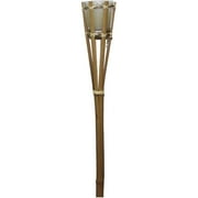 38" Bamboo Colour Changing LED Candle Torch