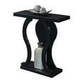 thumbnail image 3 of Pemberly Row Modern Console Table in Black Wood Finish, 3 of 3