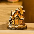 thumbnail image 4 of Latrodar Mini Light Up Resin House Battery Operated In Dark Secure able Desk Decoration Orange Home Gadgets, 4 of 5