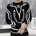 thumbnail image 5 of Suéter de punto para hombre, ropa popular coreana, moda de otoño e invierno, prendas de punto, ropa de calle, nuevo estilo de lujo Y2k, jerseys para hombre, 5 of 5