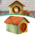 thumbnail image 1 of Caseta para gatos de interior, suave, nido cálido, desmontable, acogedor, refugio para mascotas, cueva cálida para pasillos, suelos, céspedes y para M, 1 of 10