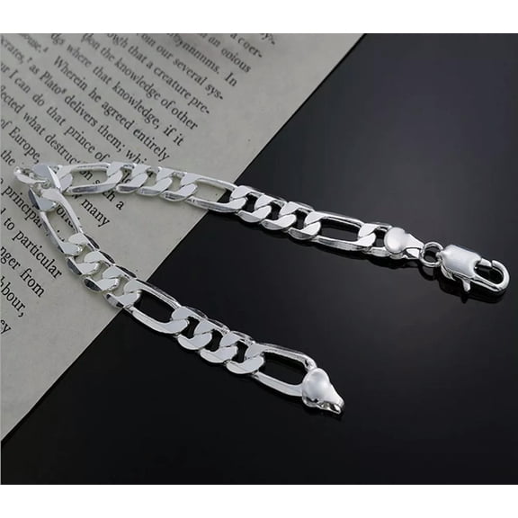New Popular 925 Silver 6MM Figalo Bracelet Fashion Women Bracelet Jewelry Sale