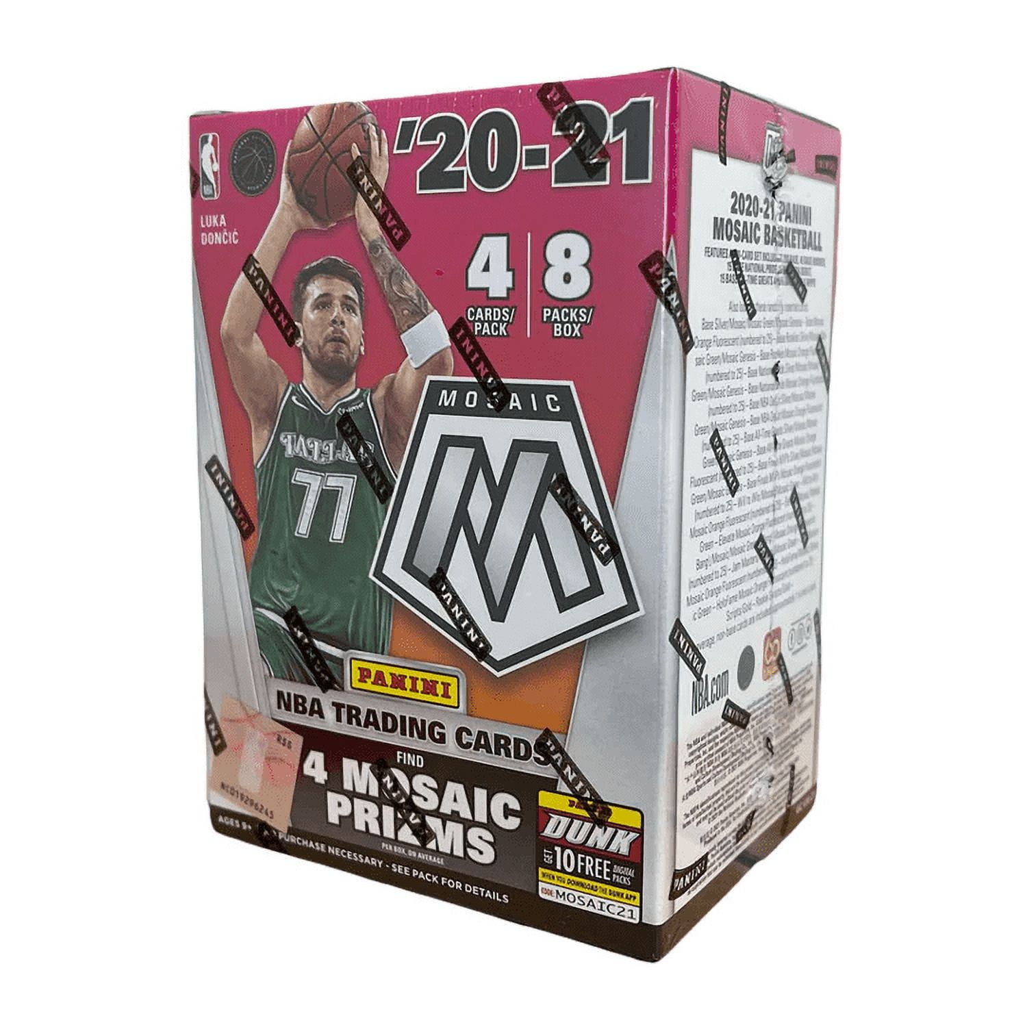 2020-21 Panini NBA Mosaic Basketball Trading Card Blaster Box