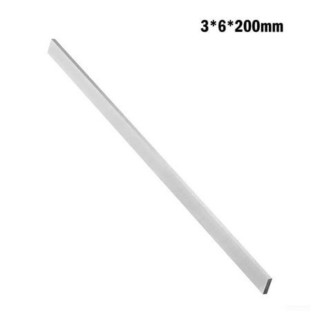 

White Steel Bar CNC Lathe Tools HSS Square Steel Bar 200mm for Milling Turning