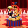 thumbnail image 1 of Bloques de construcción Sanrio Magic Circus Kuromi Hellokitty, lindo personaje de anime, escena, modelo de ladrillos, decoración creativa, juguetes para niños, regalo Regalo de navidad, 1 of 5