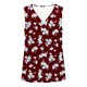 thumbnail image 5 of Mujeres sin mangas Tops verano no posicionado impreso rayas V-cuello capa base blusa casual, Mujeres V-cuello de verano Tops, 5 of 6