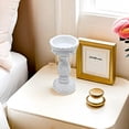 thumbnail image 7 of Home Decorations, White Pedestal Stand, Crystal Ball Stand, Living Room Decorative Objects, 5.5X2.5 Inch Resin Roman Column Winged Cherub Angel Desktop Figurine Display Holder,, 7 of 7