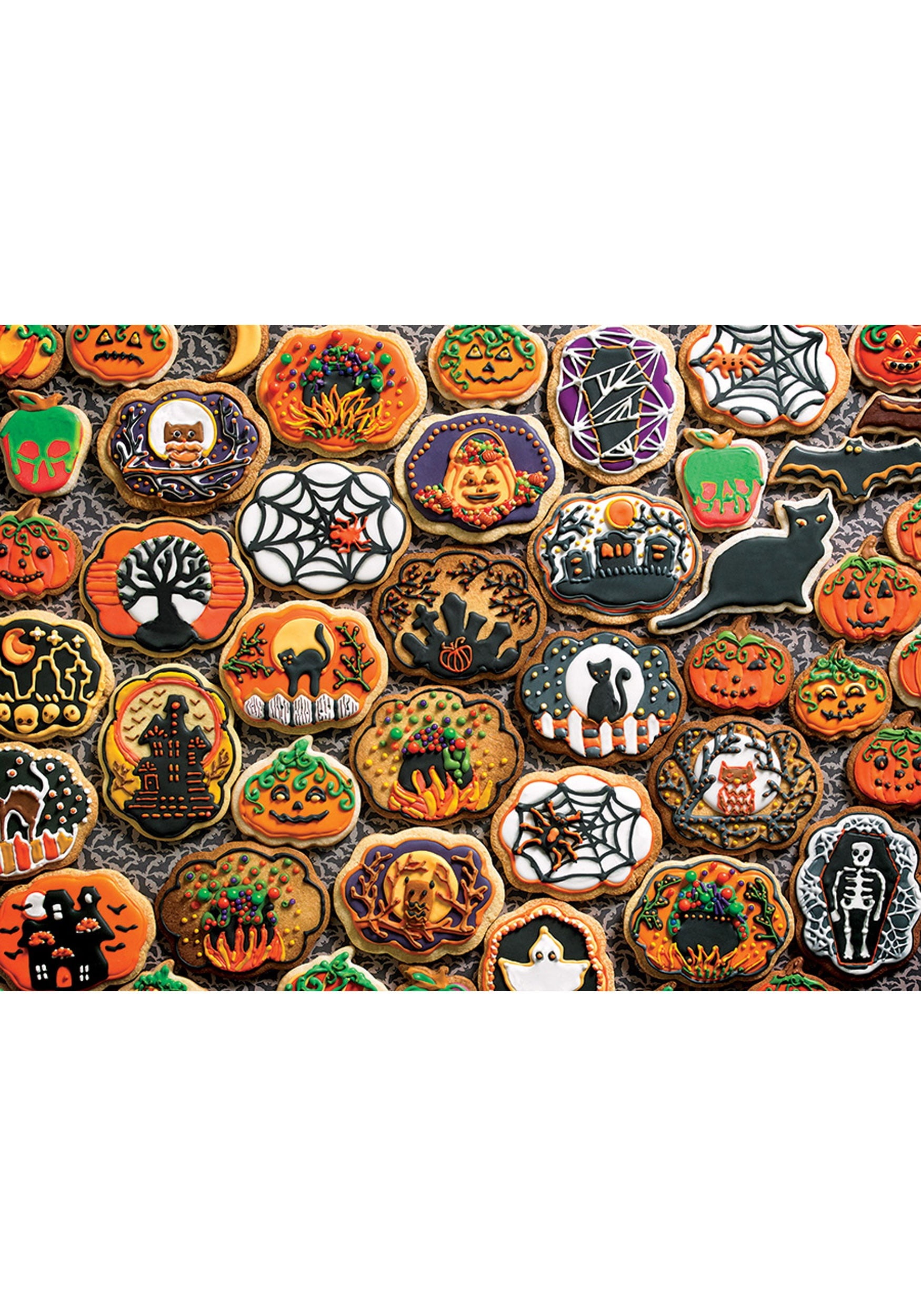 Spooky Halloween Pumpkins and Haunted Mansion 504 Piece Jigsaw Puzzle 16" X 20 for sale online 