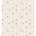 thumbnail image 2 of Ambesonne Abstract Duvet Cover Sets, Pastel Crystal Diamonds, 2-King, Peach and Grey, 2 of 2