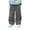 Black, variant on Gyexs Boys Cargo Pants Pull On Elastic Waist Wide Leg Baggy Sweatpants Athletic Hiking