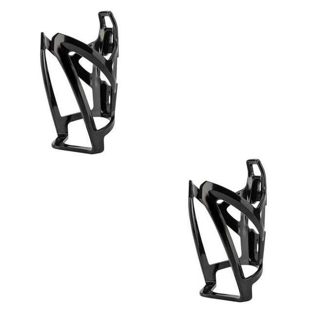ZheElen Porte-Bouteille Anti-Rayures Léger Fournitures de Vélo Accessoires de Randonnée Support de Seau Porte-Gobelet Noir 2Ensemble