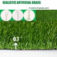 thumbnail image 2 of Moxie Artificial Grass Turf Fake Grass 3' x 19' Astroturf Rug Indoor Outdoor with Drain Holes for Dogs Patio Garden Lawn Landscape Balcony, 2 of 6