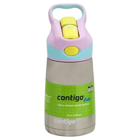 Contigo Kids 10 oz Striker Chill No Spill Thistle Water Bottle, 1