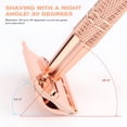 thumbnail image 4 of EXLEAF 2026 New Double Edge Safety Razor for Women,With 10 Pcs Safety Razor Blades Single Blade Razor Reusable Travel Essentials Women Razor for Shaving,Travel,Skincare,Personal Care, 4 of 7