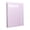 Purple, variant on 3 Ring Binder Folder, 1 inch Wide Spine Plastic Binders Cover, A4 Size Loose Leaf Notebook Shell, Document Organizer Folders with Elastic Band for Home Classroom Office Supplies