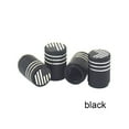 thumbnail image 4 of Wisewang 4 Pcs Capuchons de Tiges de Valve de Pneu de Voiture Jante de Drapeau Air Antipoussière pour Protection Housse pour Bicyclette Accessoires de Vélo Électrique Noir 1 Ensemble, 4 of 6