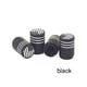 thumbnail image 4 of sweethay 4 Pieces Car Tire Valve Caps Knurling Style Aluminum Alloy Colorful Flag Wheel Air Cover Repair Parts for Motorcycle Red Herramientas y ferretería Negro sweethay TO008941-04, 4 of 7