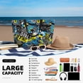 thumbnail image 5 of Wukai Goal Time Print Zipper Bag,large Beach Tote Bag,Waterproof Sandproof Bag,Grocery and Picnic Tote Travel Bag, 5 of 5
